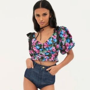 NWOT For Love and Lemons Maggie Top Size XS
